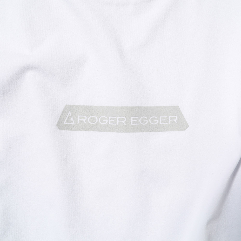 1584円 【正規品】 ロジャーエーガー ROGER EGGER 半袖Tシャツ AIRY LOGO Tシャツ RE2SUK561013WHT メンズ